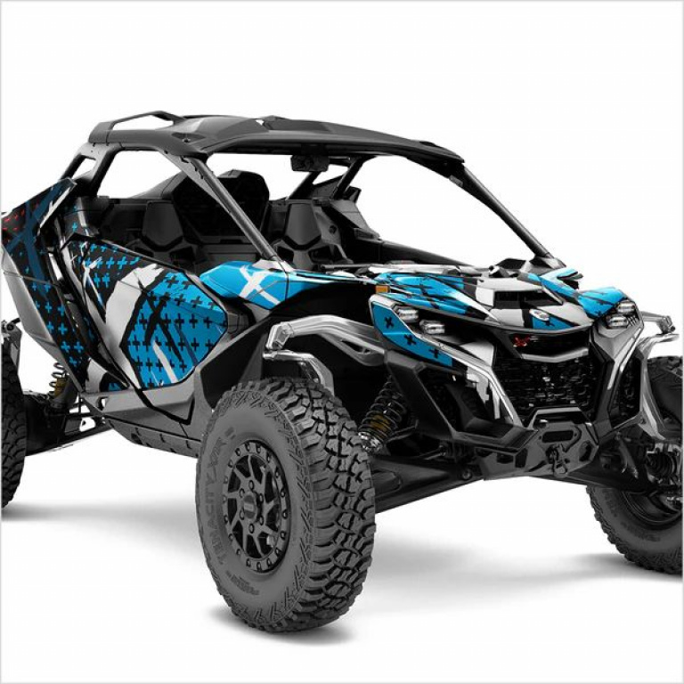 X-Design Blue M Version for Can-Am Maverick R 2 Doors